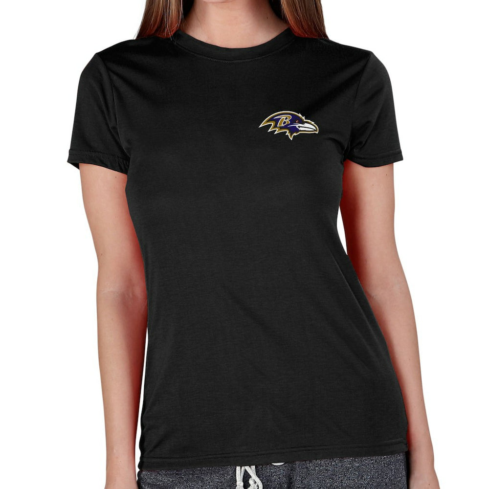 Baltimore Ravens Concepts Sport Women's Marathon Knit Lounge Top Black | NFL