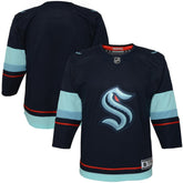 Seattle Kraken Youth Home Premier Jersey - Navy - NHL