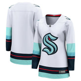 Seattle Kraken Fanatics Women's Away Breakaway Jersey - White - NHL