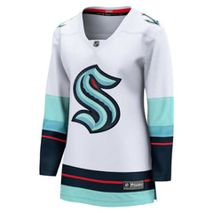 Seattle Kraken Fanatics Women's Away Breakaway Jersey - White - NHL