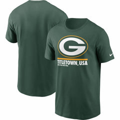 Green Bay Packers Hometown Collection Title Town T-Shirt Green | Nike for Sale