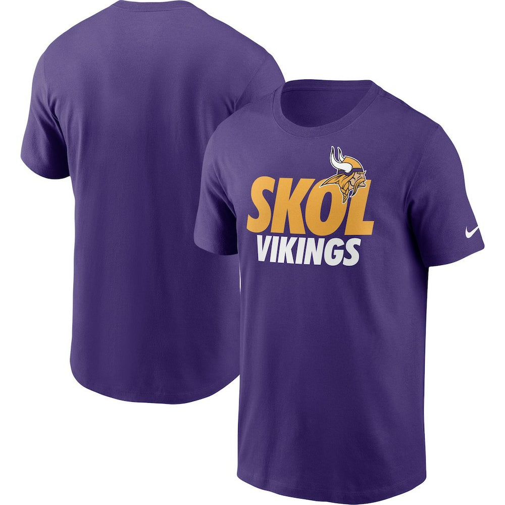 Minnesota Vikings Hometown Collection Skol T-Shirt Purple | Nike for Sale