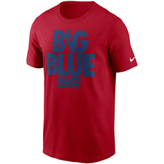New York Giants Hometown Collection Big Blue T-Shirt Red | Nike for Sale