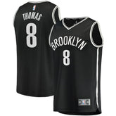 Cam Thomas Brooklyn Nets 2021 NBA Draft First Round Pick Fast Break Replica Jersey Black Icon Edition - NBA