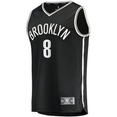 Cam Thomas Brooklyn Nets 2021 NBA Draft First Round Pick Fast Break Replica Jersey Black Icon Edition - NBA