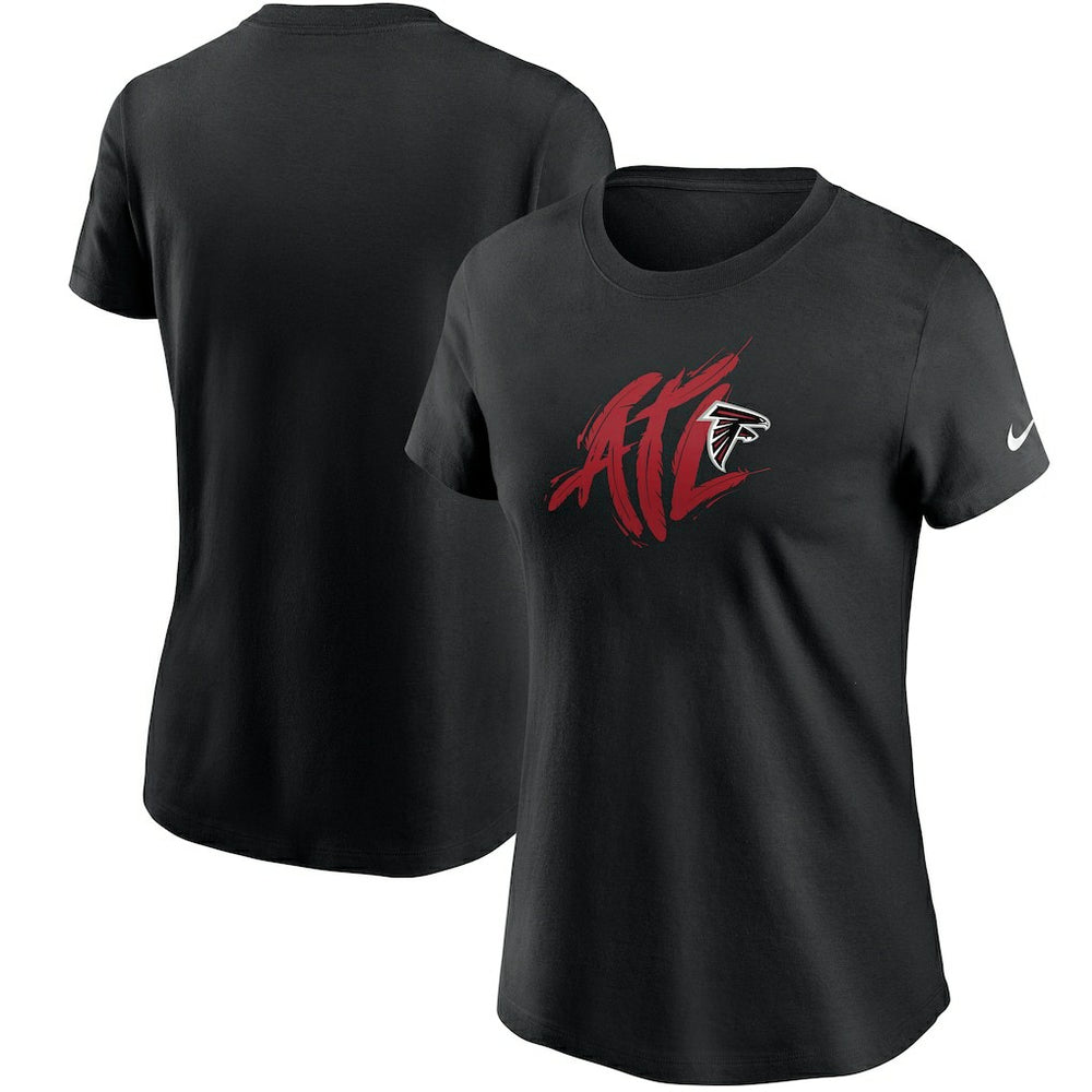 Atlanta Falcons Women's Hometown Collection T-Shirt Black | Nike for Sale