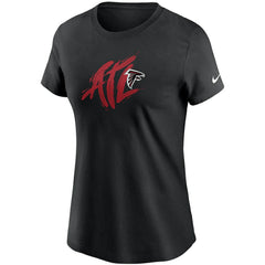 Atlanta Falcons Women's Hometown Collection T-Shirt Black | Nike for Sale