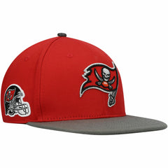 Tampa Bay Buccaneers Pro Standard 2Tone Snapback Hat Red/Pewter | NFL