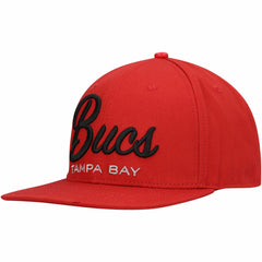 Tampa Bay Buccaneers Pro Standard LV Super Bowl Champions Script Wordmark Snapback Hat Red | NFL