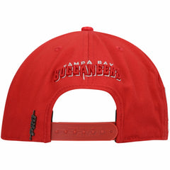 Tampa Bay Buccaneers Pro Standard LV Super Bowl Champions Script Wordmark Snapback Hat Red | NFL