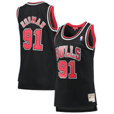 Dennis Rodman Chicago Bulls Women's Hardwood Classics Swingman Jersey Black - NBA