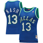 Steve Nash Dallas Mavericks Women's 1998/99 Hardwood Classics Swingman Jersey Blue - NBA