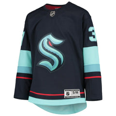 Yanni Gourde Seattle Kraken Youth Home Premier Player Jersey - Deep Sea Blue - NHL