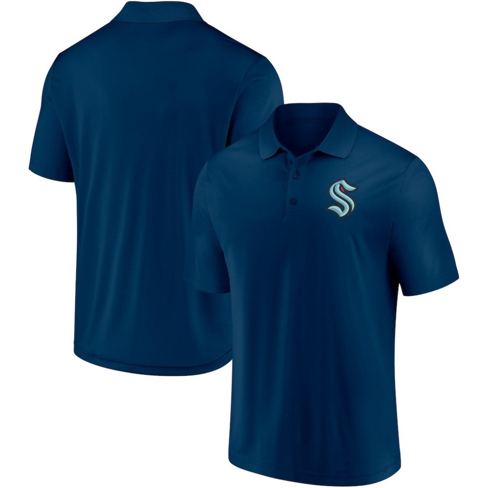 Seattle Kraken Fanatics Winning Streak Polo - Deep Sea Blue - NHL