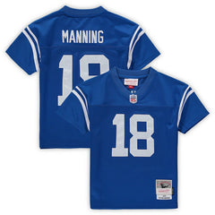 Peyton Manning Indianapolis Colts Male Preschool Retired Legacy Jersey Royal | Mitchell & Ness