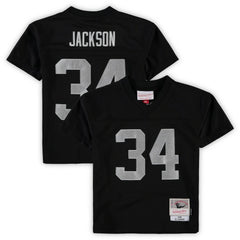 Bo Jackson Las Vegas Raiders Preschool 1988 Retired Player Legacy Jersey Black | Mitchell & Ness