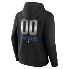Colorado Avalanche Personalized Midnight Mascot Logo Pullover Hoodie - Black - NHL
