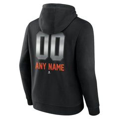 New York Islanders Personalized Midnight Mascot Logo Pullover Hoodie - Black - NHL