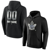 Toronto Maple Leafs Personalized Midnight Mascot Logo Pullover Hoodie - Black - NHL