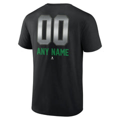 Vancouver Canucks Personalized Midnight Mascot Logo T-Shirt - Black - NHL
