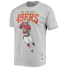 Ricky Watters San Francisco 49ers Player Graphics T-Shirt Gray | Mitchell & Ness