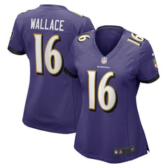 Tylan Wallace Baltimore Ravens Women's Game Jersey Purple | Nike for Sale