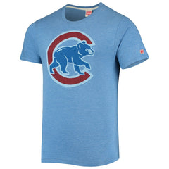 Chicago Cubs Homage Hand-Drawn Logo Tri-Blend T-Shirt - MLB