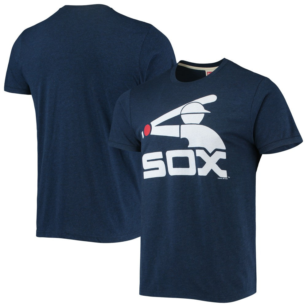 Chicago White Sox Homage Hand-Drawn Logo Tri-Blend T-Shirt - MLB