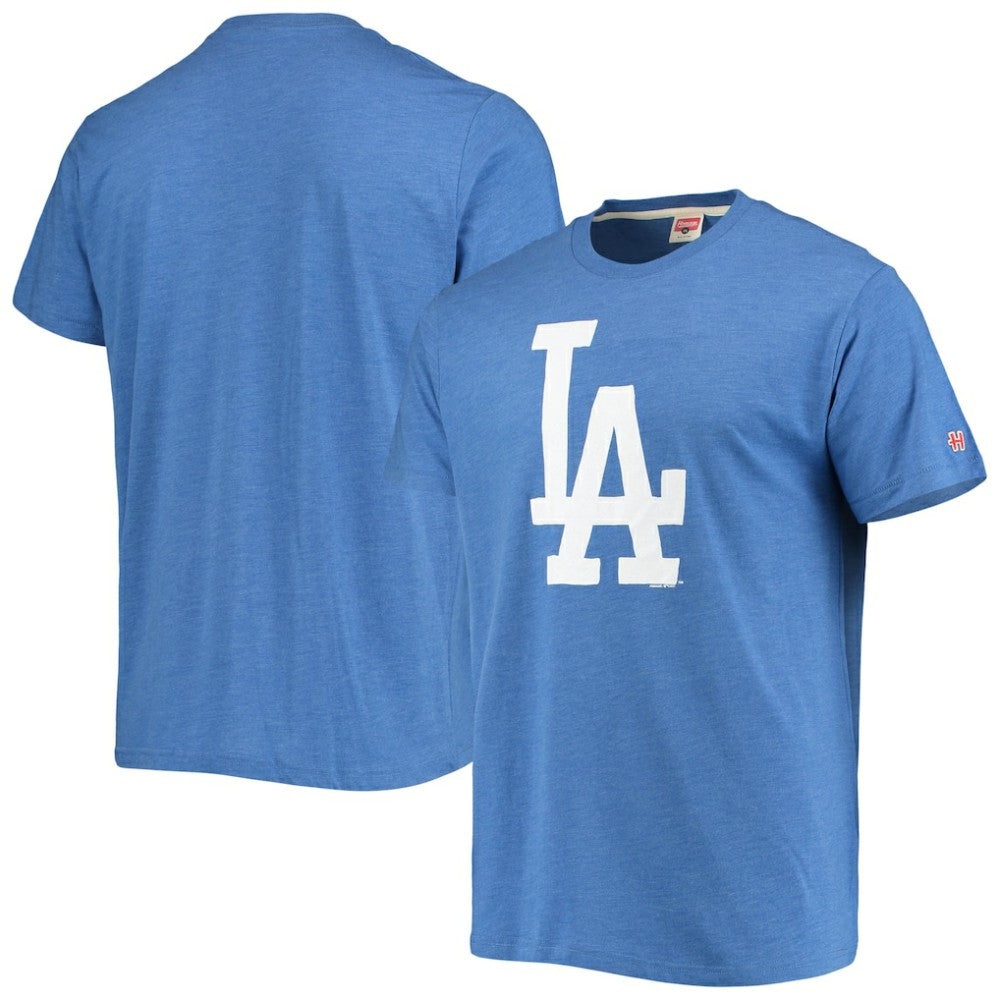 Los Angeles Dodgers Homage Hand-Drawn Logo Tri-Blend T-Shirt - MLB