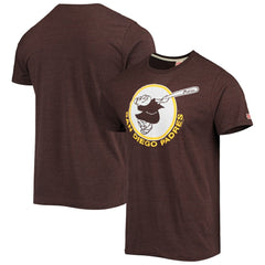 San Diego Padres Homage Hand-Drawn Logo Tri-Blend T-Shirt - MLB