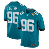 Adam Gotsis Jacksonville Jaguars Game Jersey Teal | Nike for Sale