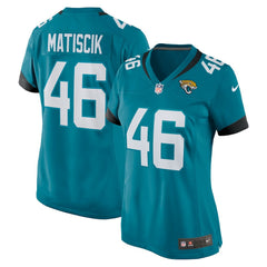 Ross Matiscik Jacksonville Jaguars Women's Game Jersey Teal | Nike for Sale
