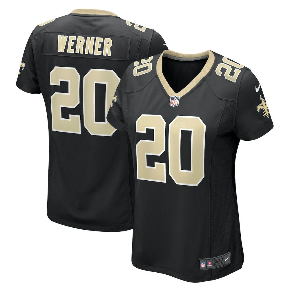 Pete Werner New Orleans Saints Women's Game Jersey Black | Nike for Sale