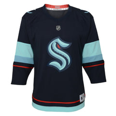 Seattle Kraken Youth Home Replica Custom Jersey - Navy - NHL