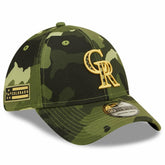 Colorado Rockies New Era 2022 Armed Forces Day 39THIRTY Flex Hat - MLB