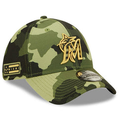 Miami Marlins New Era 2022 Armed Forces Day 39THIRTY Flex Hat - MLB