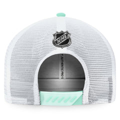 Seattle Kraken Fanatics 2022 NHL Draft Authentic Pro On Stage Trucker Adjustable Hat - Navy/White - NHL