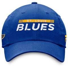 St. Louis Blues Fanatics Authentic Pro Rink Adjustable Hat - Blue - NHL