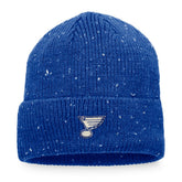 St. Louis Blues Fanatics Authentic Pro Rink Pinnacle Cuffed Knit Hat - Blue - NHL
