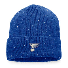 St. Louis Blues Fanatics Authentic Pro Rink Pinnacle Cuffed Knit Hat - Blue - NHL