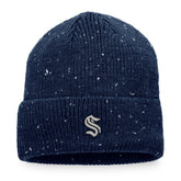 Seattle Kraken Fanatics Authentic Pro Rink Pinnacle Cuffed Knit Hat - Deep Sea Blue - NHL