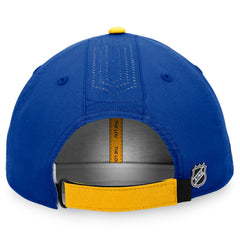 St. Louis Blues Fanatics Authentic Pro Rink Pinnacle Adjustable Hat - Blue - NHL