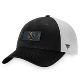 Vegas Golden Knights Fanatics Authentic Pro Rink Trucker Snapback Hat - Black/White - NHL