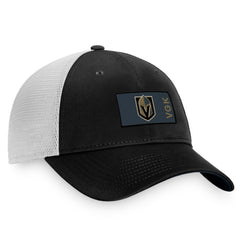 Vegas Golden Knights Fanatics Authentic Pro Rink Trucker Snapback Hat - Black/White - NHL