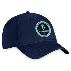 Seattle Kraken Fanatics 2021 Authentic Pro Training Camp Flex Hat - Navy - NHL