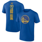 Golden State Warriors Personalized Playmaker Team T-Shirt Royal - NBA