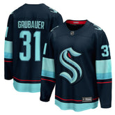 Philipp Grubauer Seattle Kraken Fanatics Home Breakaway Player Jersey - Navy - NHL