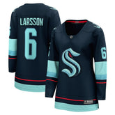 Adam Larsson Seattle Kraken Fanatics Women's Home Breakaway Player Jersey - Deep Sea Blue - NHL