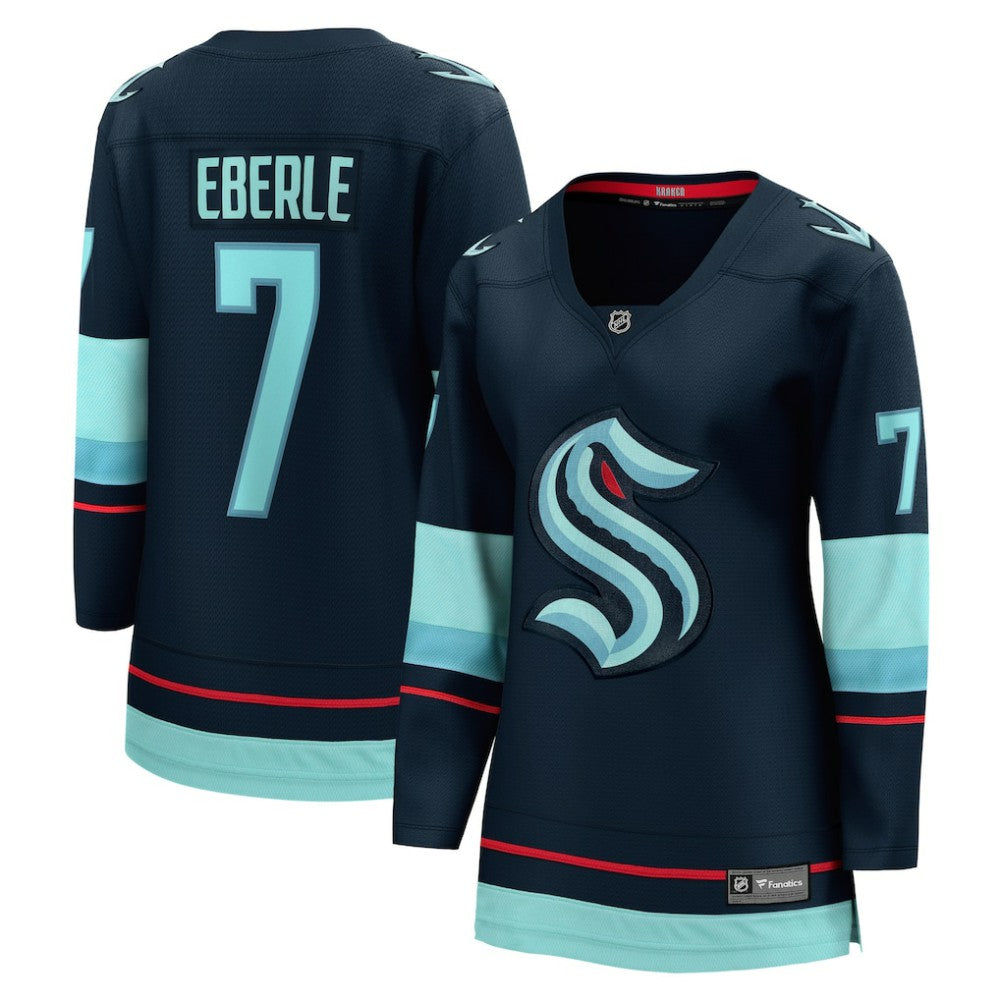 Jordan Eberle Seattle Kraken Fanatics Women's Home Breakaway Player Jersey - Navy - NHL