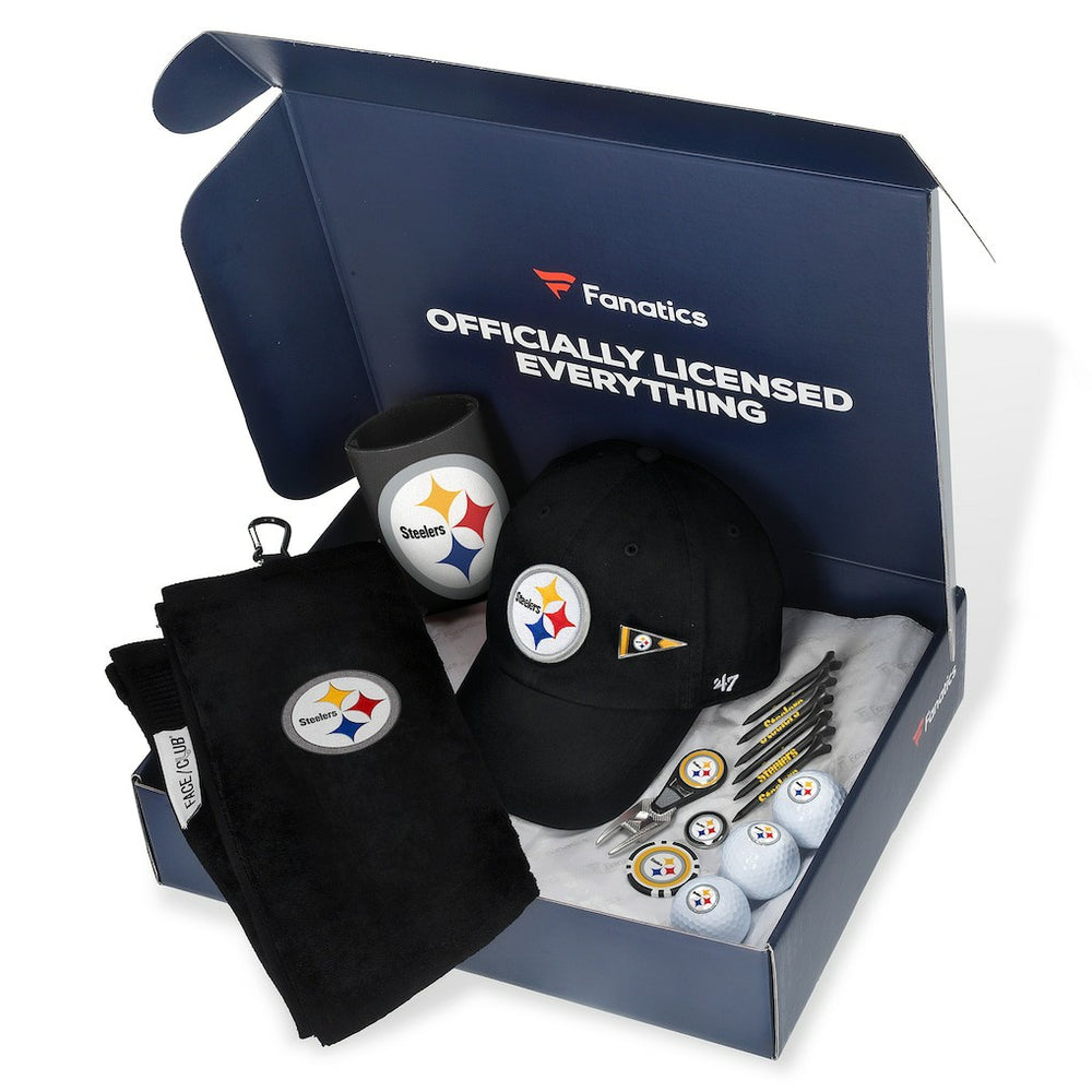 Pittsburgh Steelers Pack Golf-Themed Gift Box $105+ Value | Fanatics
